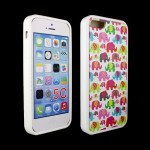 Wholesale iPhone 5C Gummy Design Case (Mini Elephant)